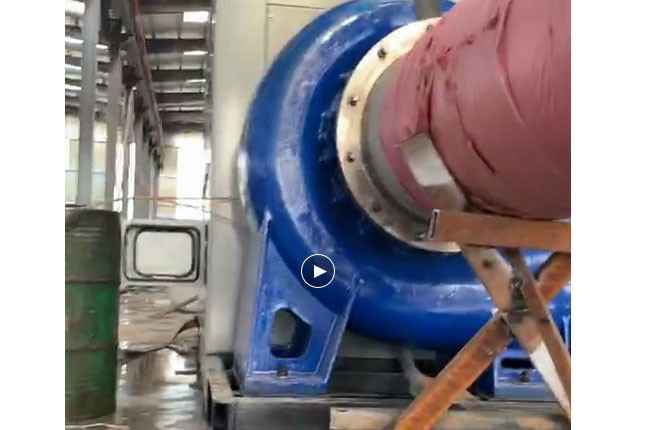 厦门韩升短途运输服务有限公司流量5100立方大型柴油机混流泵机组测试中